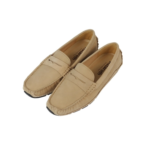 (Astaroth) Suede drinving shoes beige